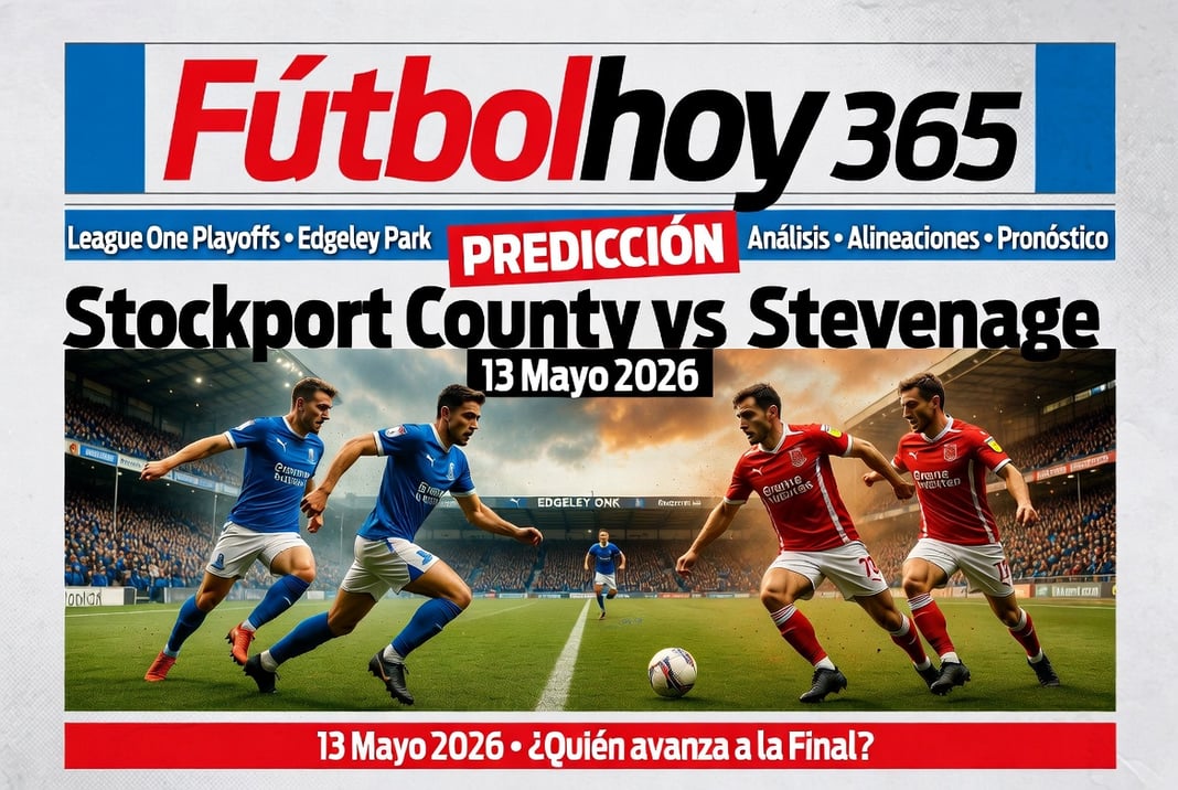 Prediccion Stockport County vs Stevenage 13 Mayo 2026