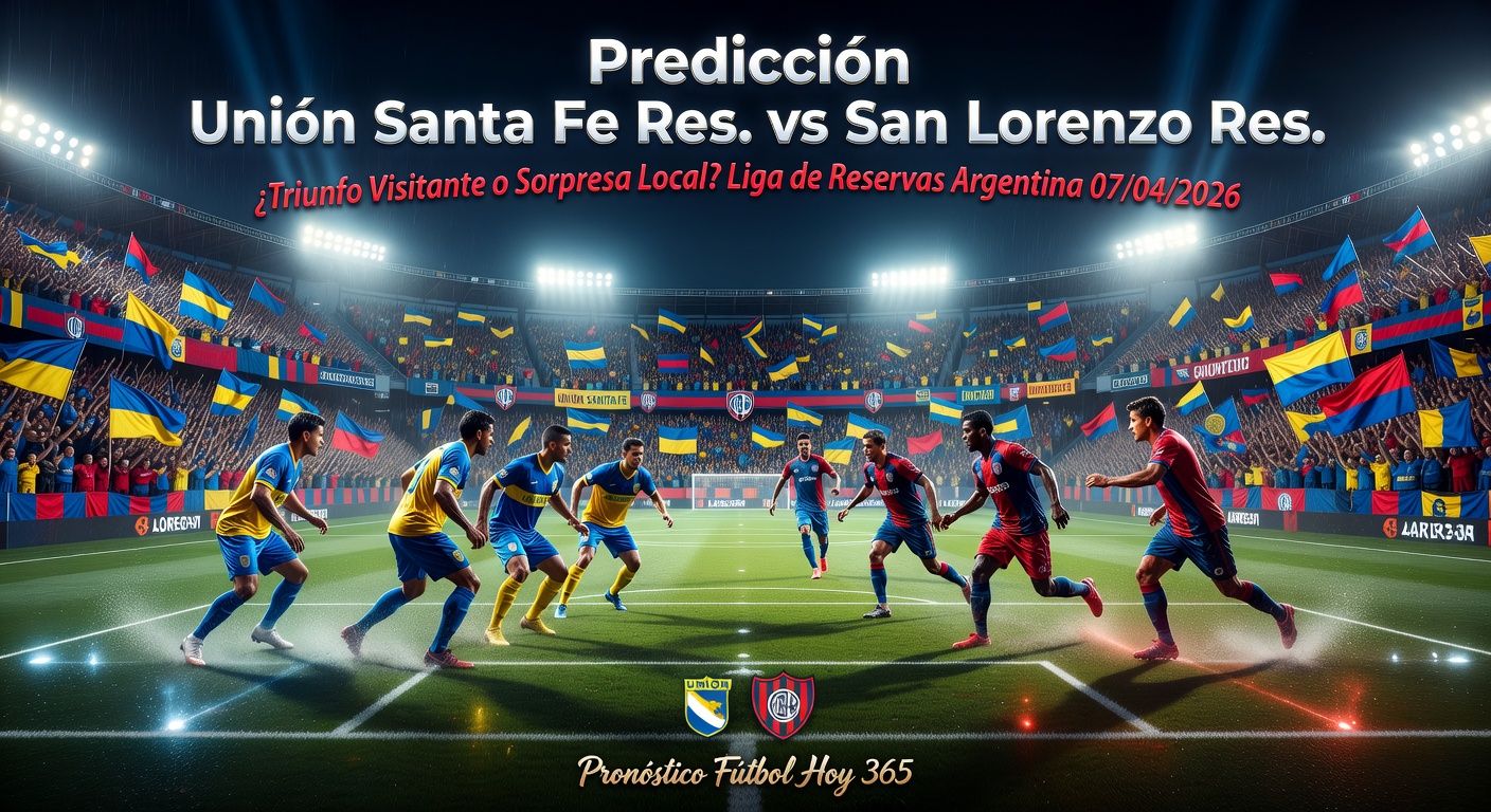 Unión Santa Fe Res. vs San Lorenzo Res. Pronóstico / Prediction