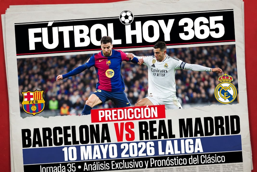 Prediccion Barcelona vs Real Madrid 10 Mayo 2026 Laliga