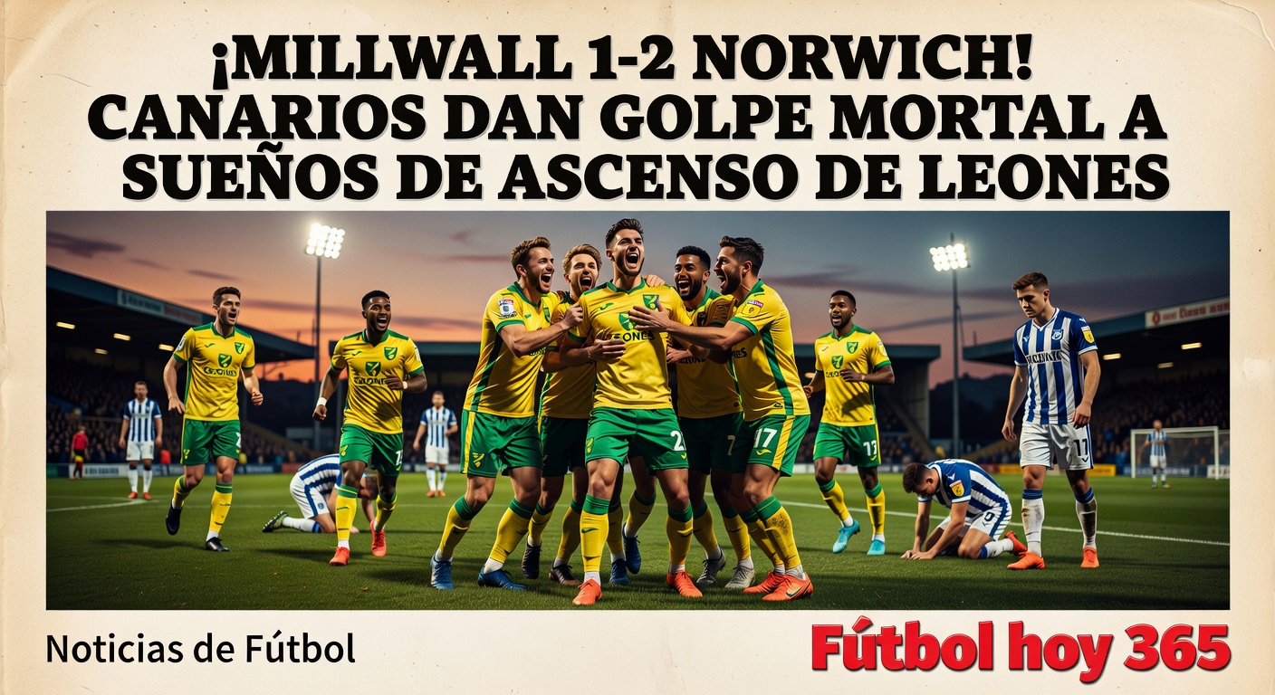 Millwall 1-2 Norwich City (ESPN)