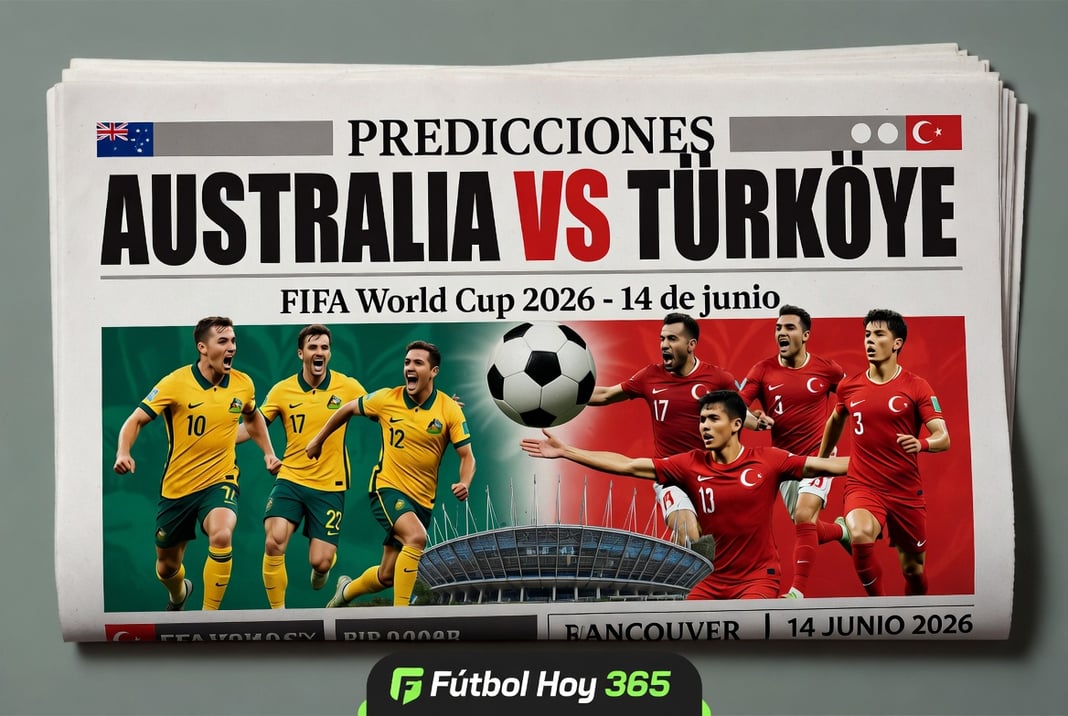 Predicciones Australia vs Türkiye FIFA World Cup 2026 - 14 de junio