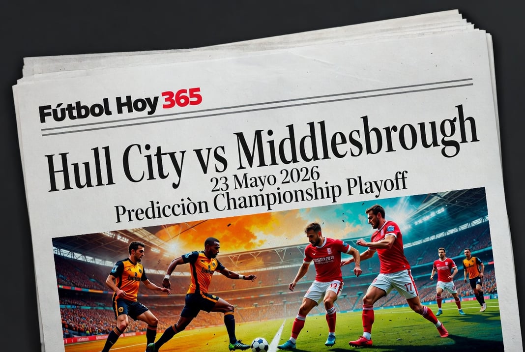 Hull City vs Middlesbrough 23 Mayo 2026 Prediccion Championship Playoff