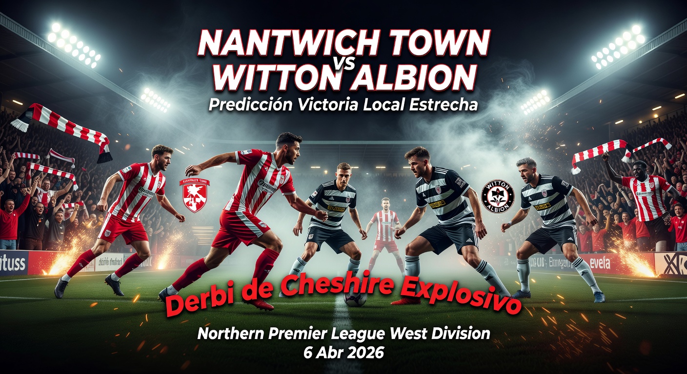 Nantwich Town vs Witton Albion Pronóstico / Prediction