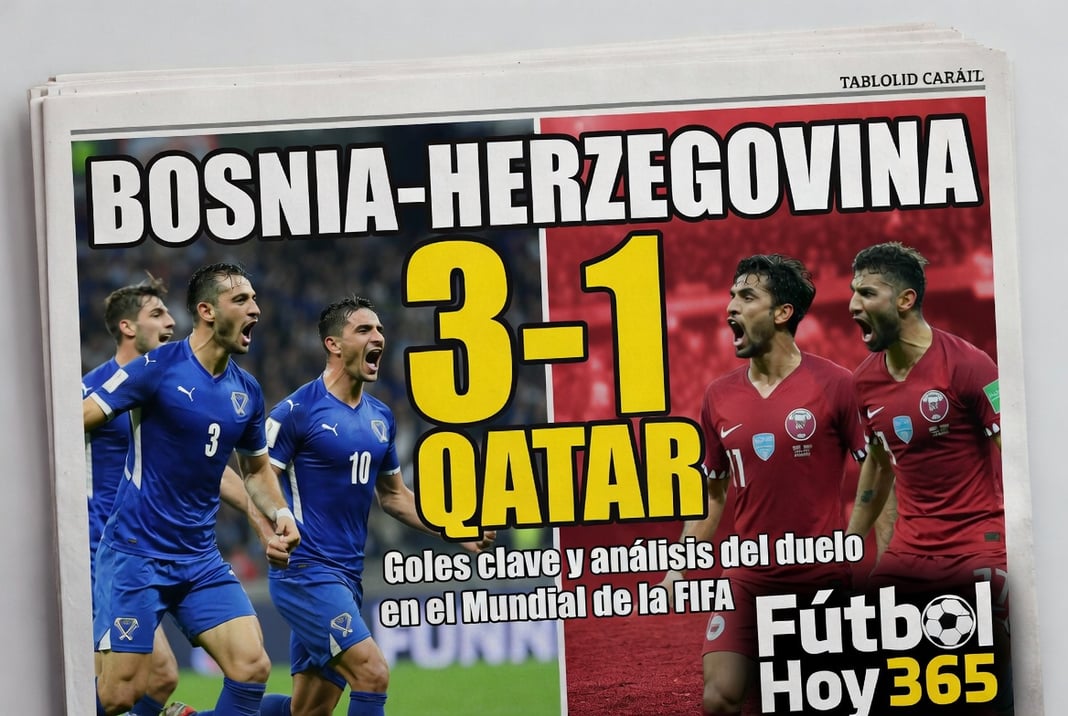 Bosnia-Herzegovina 3-1 Qatar Goles clave y análisis del duelo en el Mundial de la FIFA