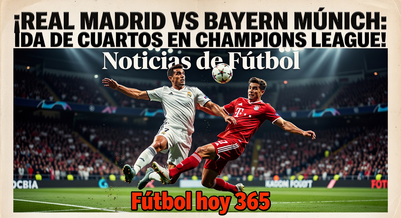 Real Madrid vs Bayern Munich - Champions League Quarterfinal First Leg (ESPN, 12:00 PM)