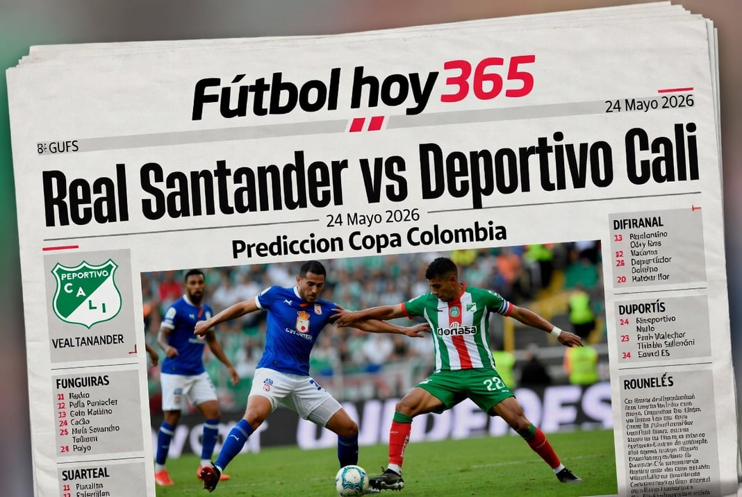Real Santander vs Deportivo Cali 24 Mayo 2026 Prediccion Copa Colombia