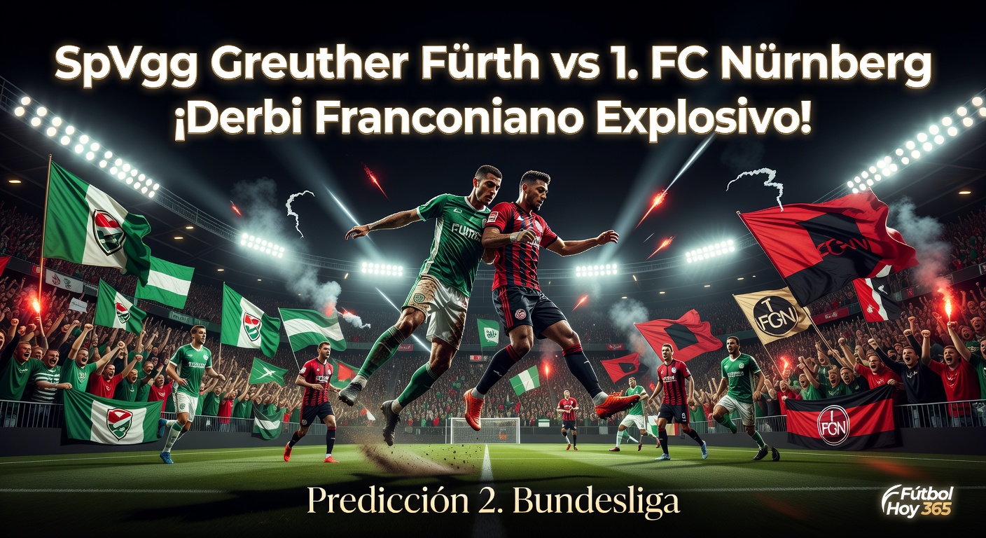 SpVgg Greuther Fürth vs 1. FC Nürnberg Pronóstico / Prediction