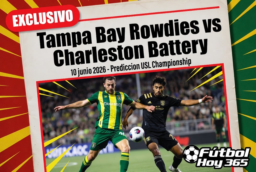 Tampa Bay Rowdies vs Charleston Battery 10 junio 2026 Prediccion USL Championship