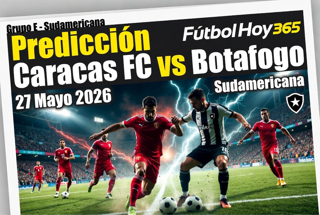 Predicción Caracas FC vs Botafogo 27 Mayo 2026 Sudamericana