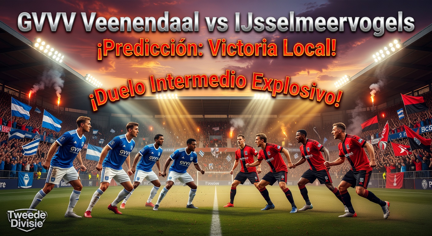 GVVV Veenendaal vs Ijsselmeervogels Pronóstico / Prediction