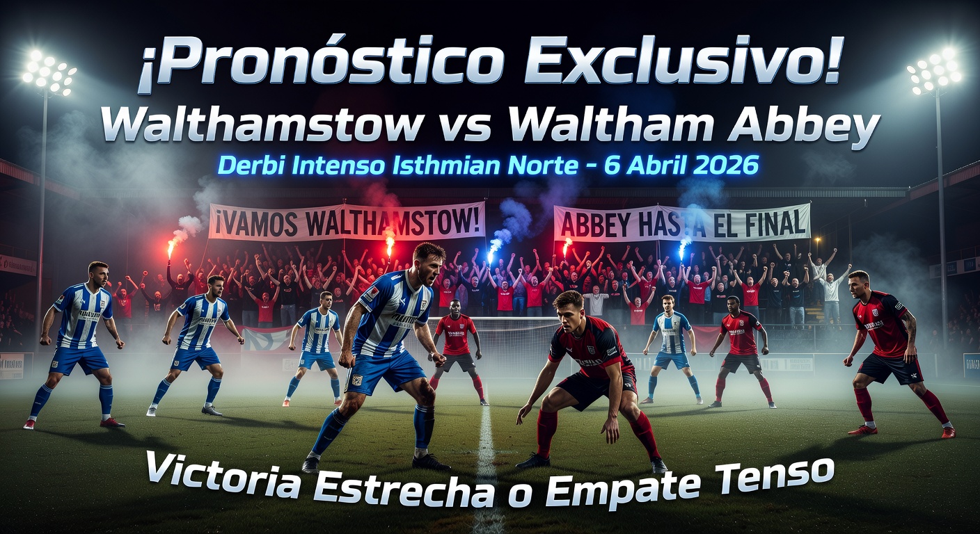 Walthamstow vs Waltham Abbey Pronóstico / Prediction