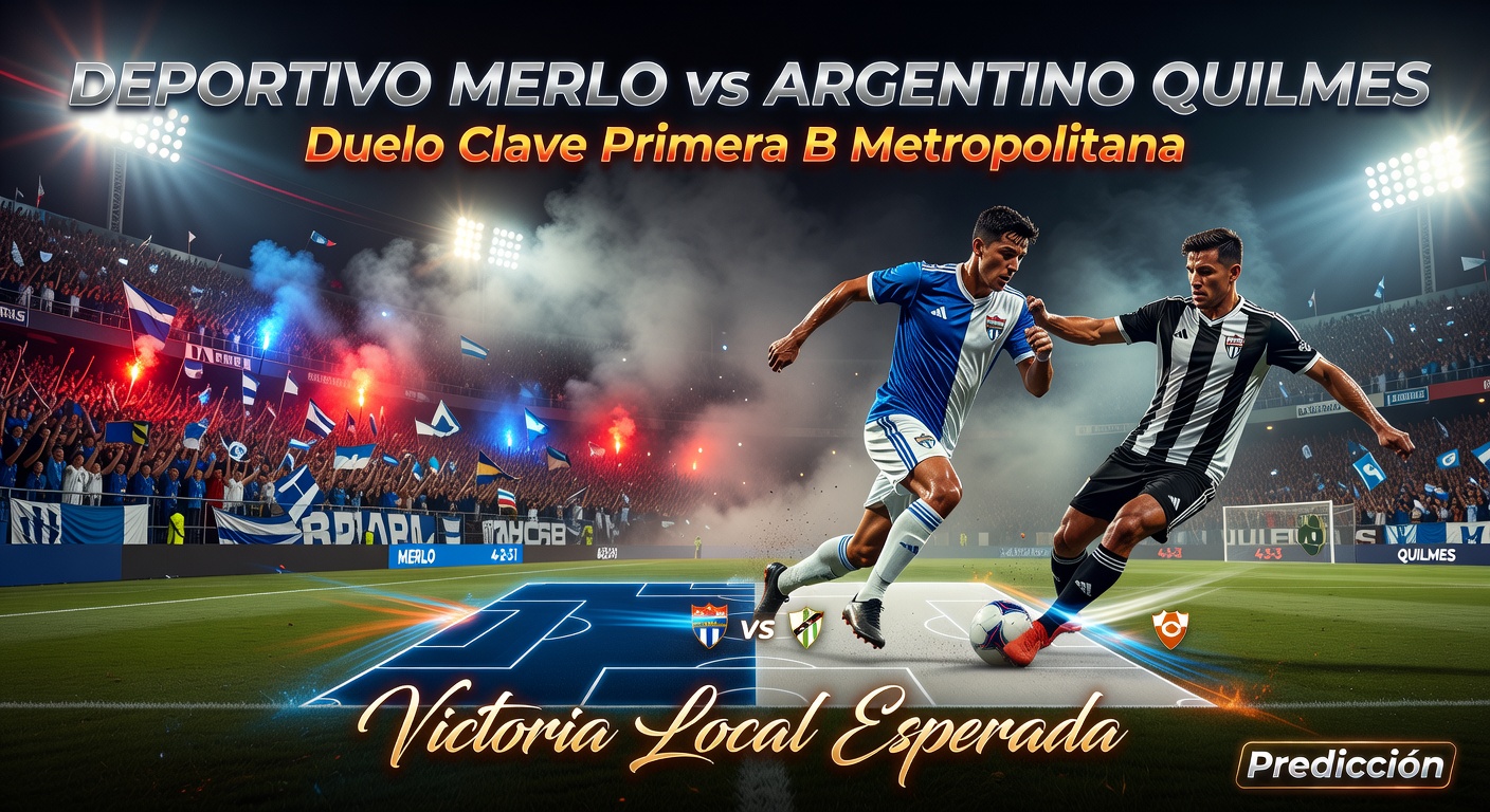 Deportivo Merlo vs Argentino Quilmes Pronóstico / Prediction