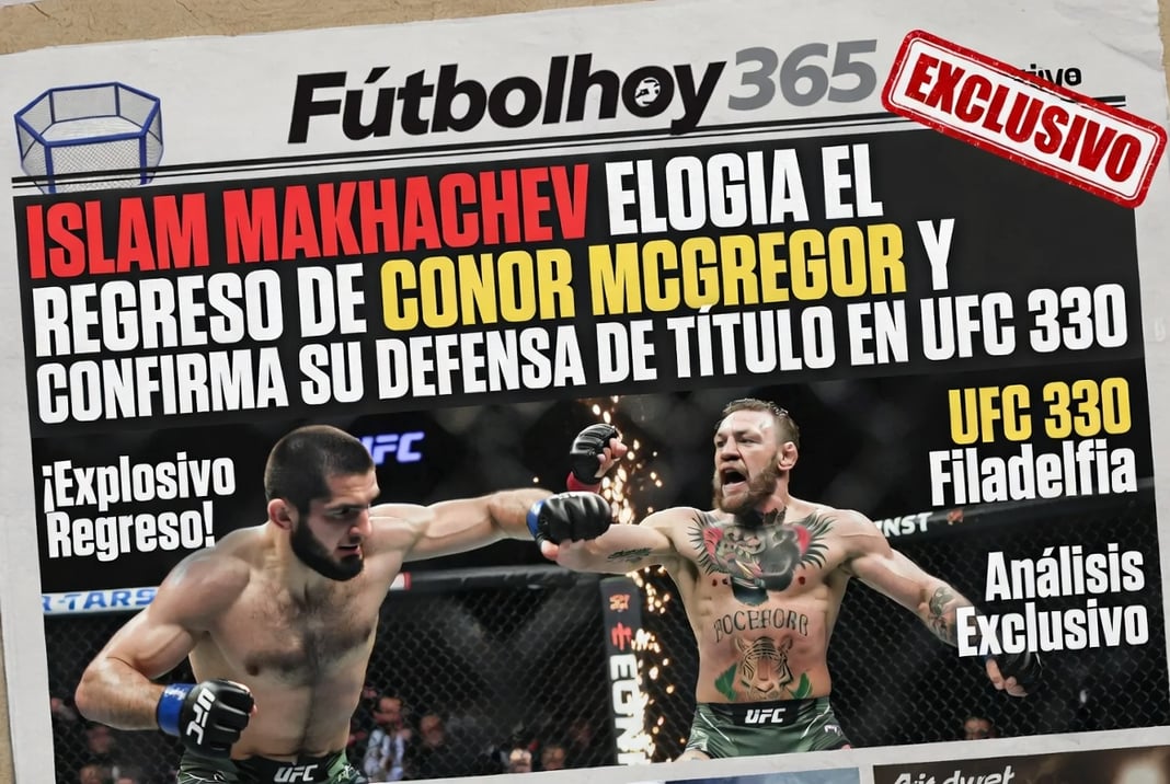 Islam Makhachev elogia el regreso de Conor McGregor y confirma su defensa de título en UFC 330