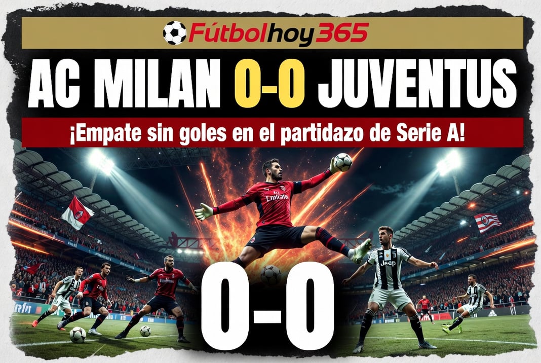 AC Milan 0-0 Juventus Empate sin goles en el partidazo de Serie A