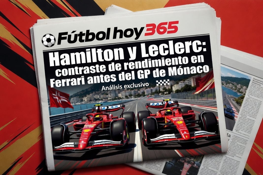 Hamilton y Leclerc contraste de rendimiento en Ferrari antes del GP de Mónaco