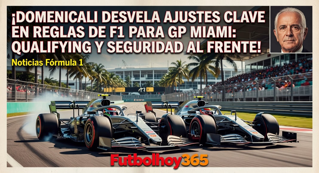 Domenicali revela ajustes clave en regulaciones de F1 para GP de Miami: Qualifying y seguridad en foco