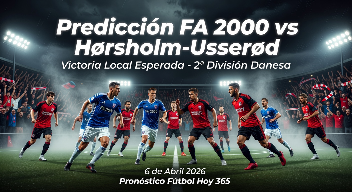 FA 2000 vs Hørsholm-Usserød Pronóstico / Prediction