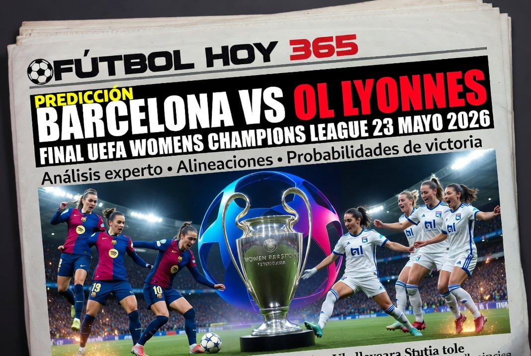 Predicción Barcelona vs OL Lyonnes Final UEFA Womens Champions League 23 Mayo 2026