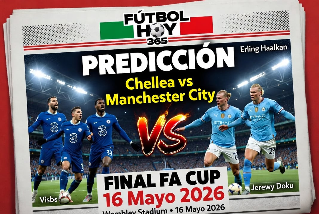 Prediccion Chelsea vs Manchester City Final FA Cup 16 Mayo 2026