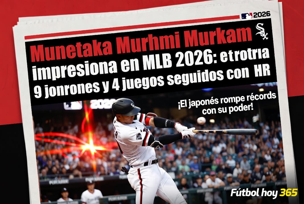 Munetaka Murakami impresiona en MLB 2026 9 jonrones y 4 juegos seguidos con HR