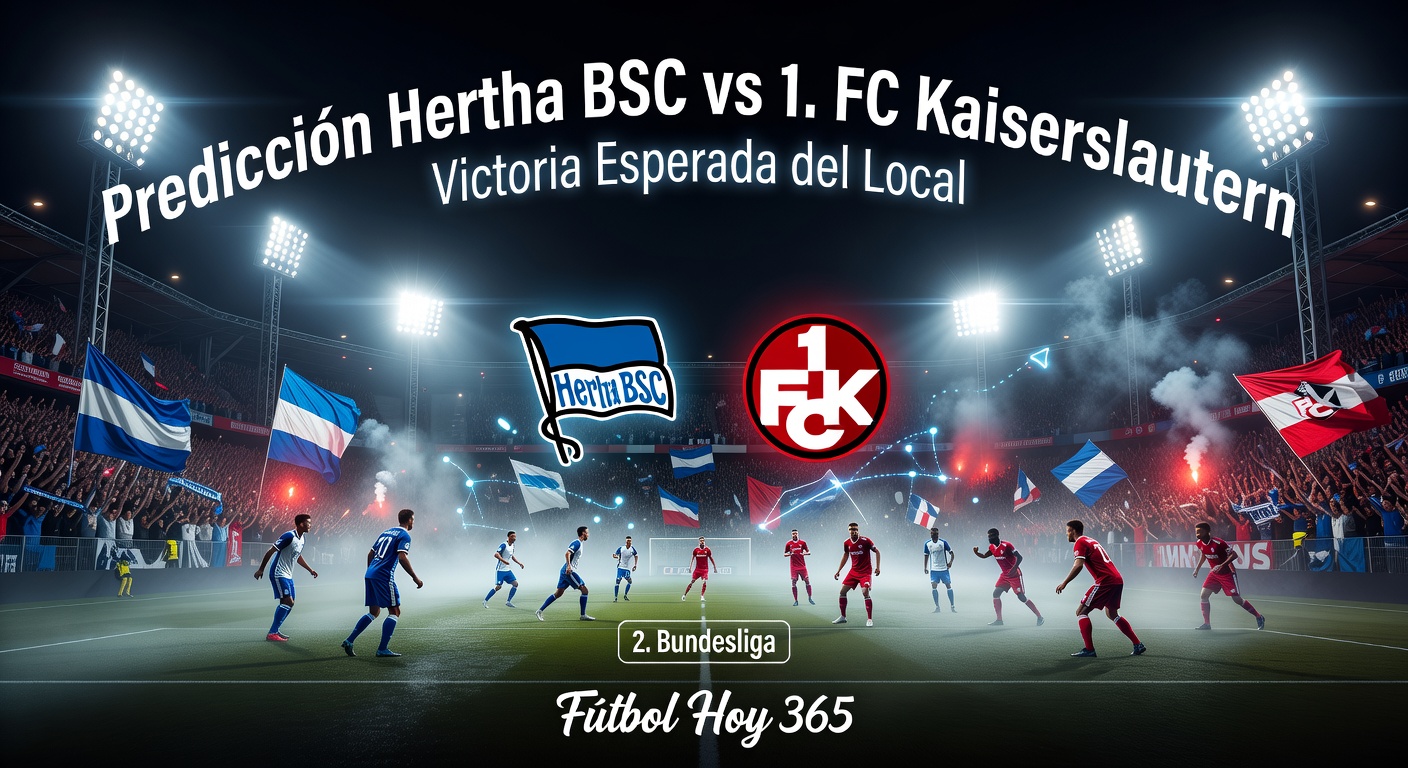 Hertha BSC vs 1. FC Kaiserslautern Pronóstico / Prediction