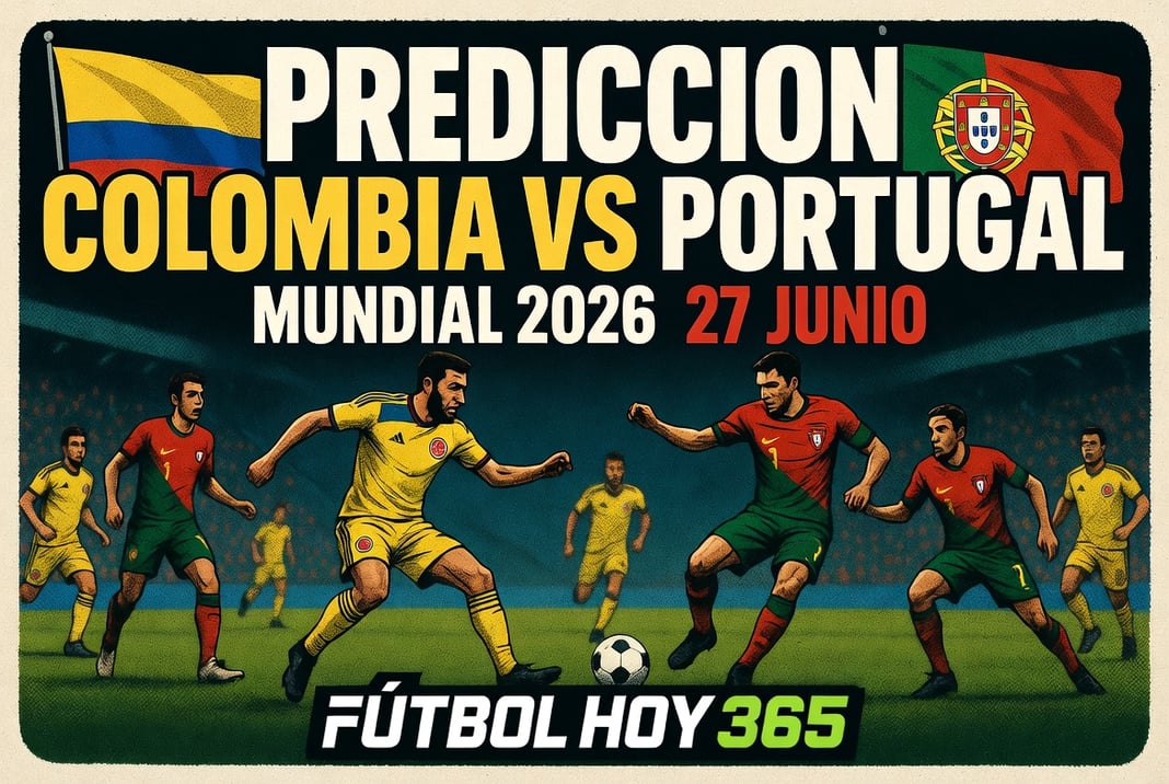 Prediccion Colombia vs Portugal Mundial 2026 27 junio