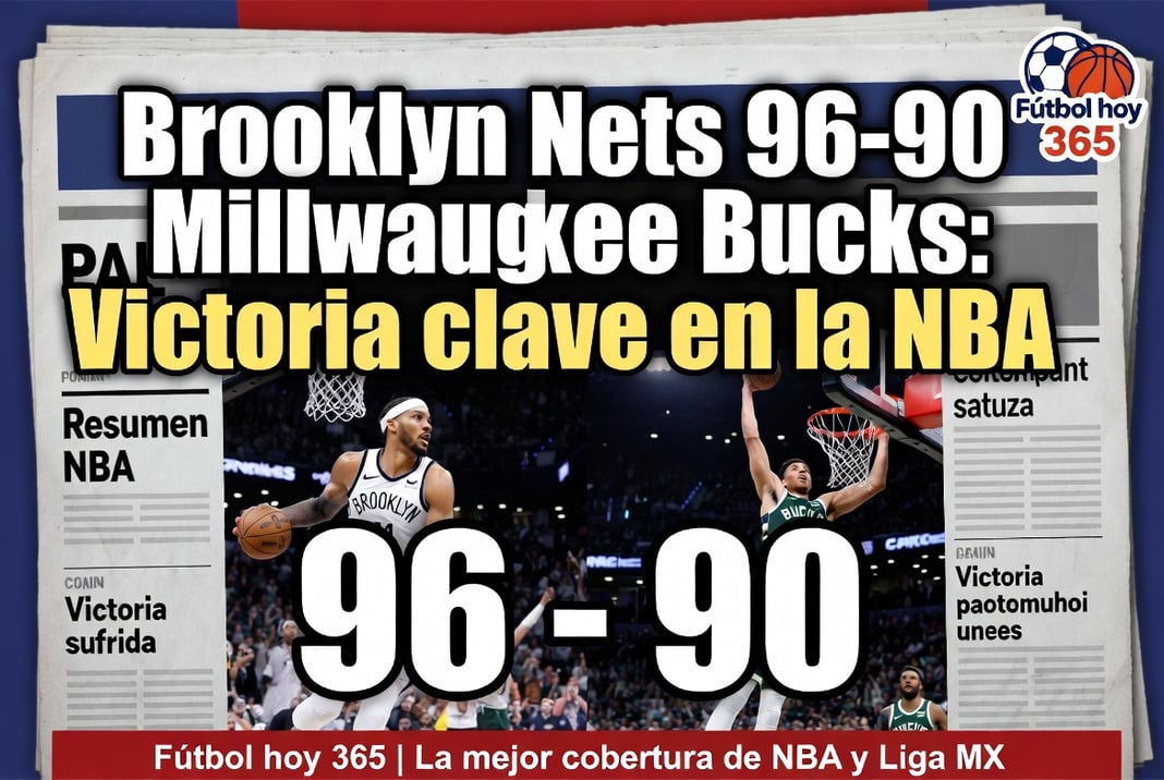 Brooklyn Nets 96-90 Milwaukee Bucks Victoria clave en la NBA