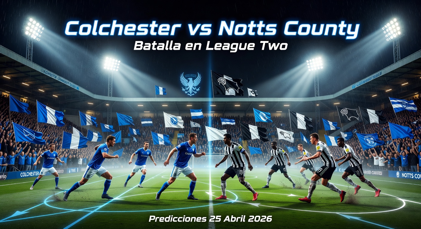 Colchester vs Notts County Pronóstico / Prediction