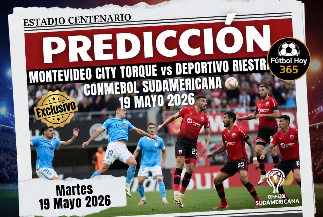 Prediccion Montevideo City Torque vs Deportivo Riestra CONMEBOL Sudamericana 19 Mayo 2026
