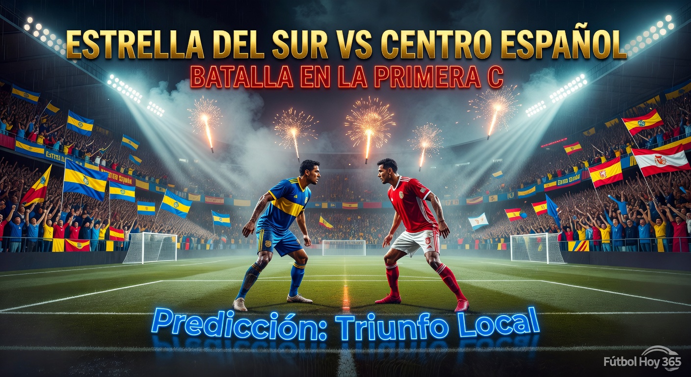 Estrella Del Sur vs Centro Español Pronóstico / Prediction