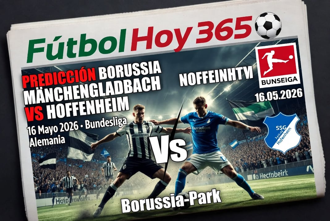 Prediccion Borussia Monchengladbach vs Hoffenheim 16 Mayo 2026 Bundesliga