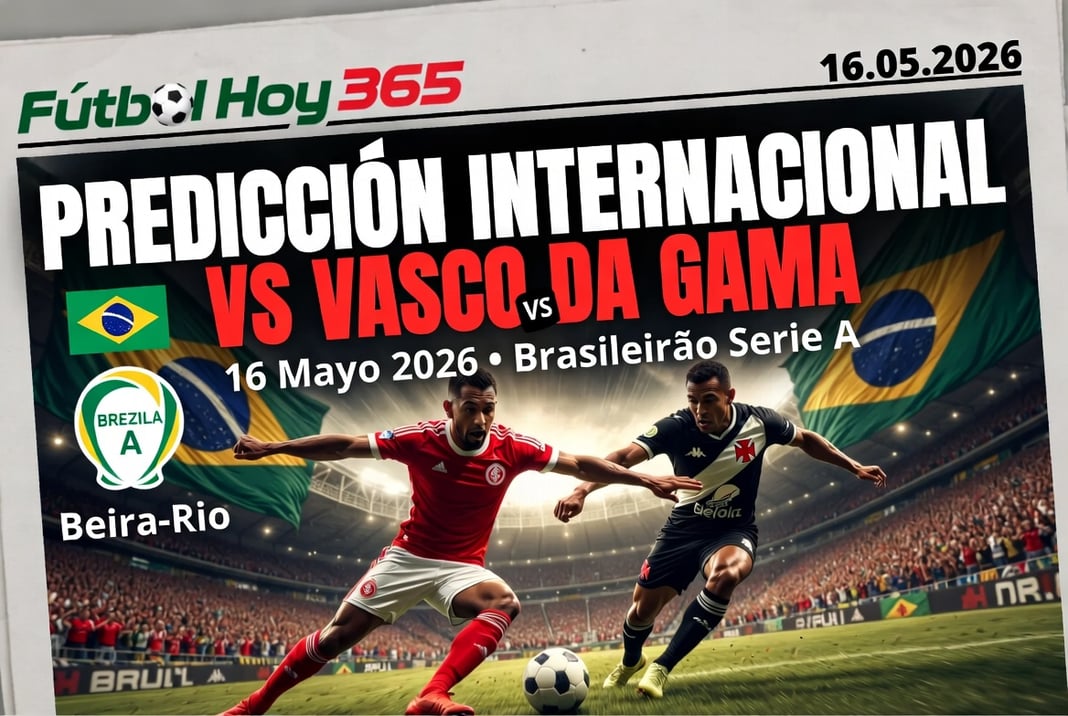 Prediccion Internacional vs Vasco da Gama 16 Mayo 2026 Serie A Brasil
