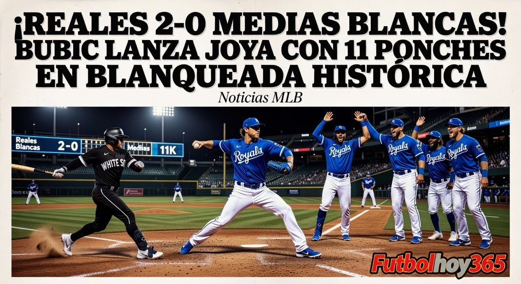 Reales 2-0 Medias Blancas: Kris Bubic lanza joya con 11 ponches en blanqueada histórica