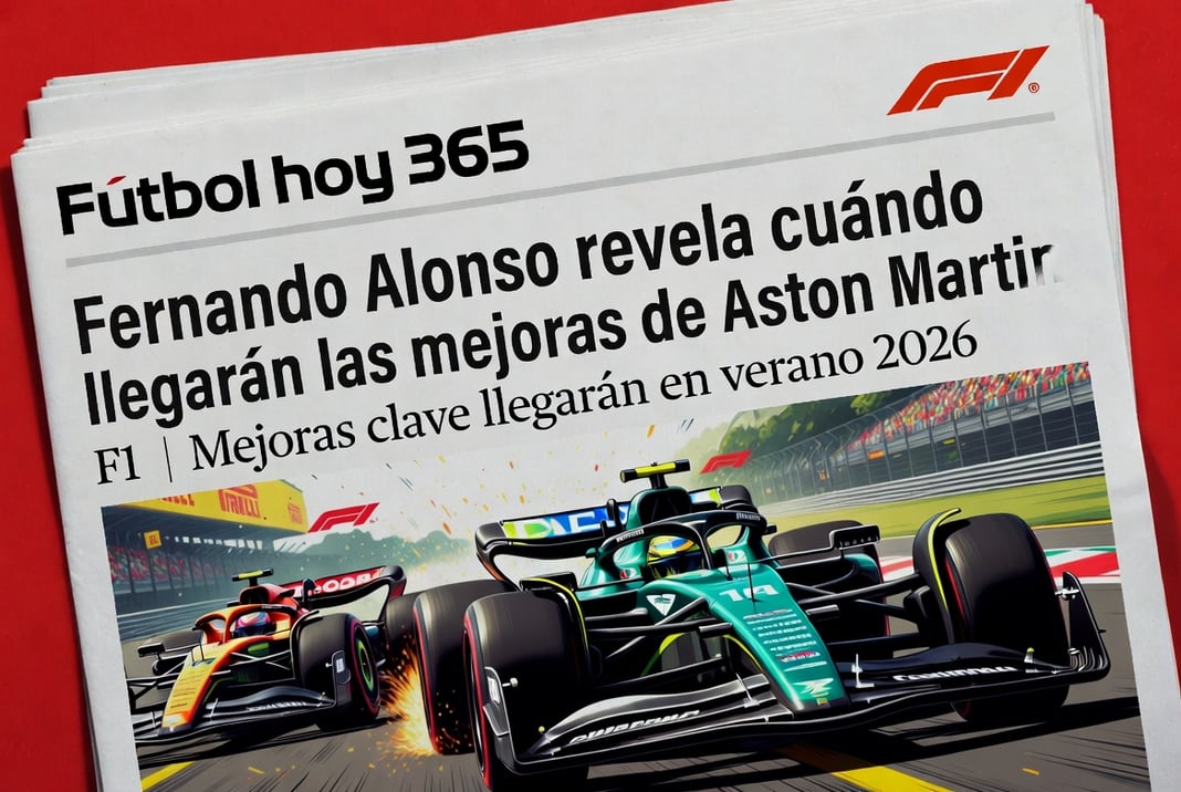 Fernando Alonso revela cuándo llegarán las mejoras de Aston Martin en F1
