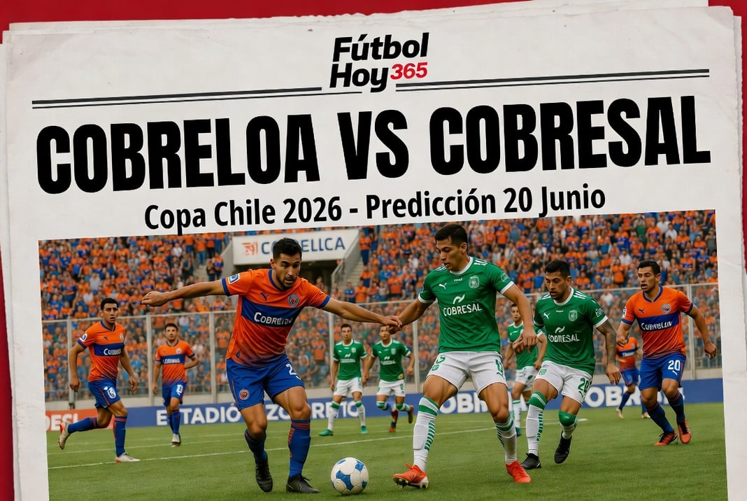 Cobreloa vs Cobresal Copa Chile 2026 Prediccion 20 Junio