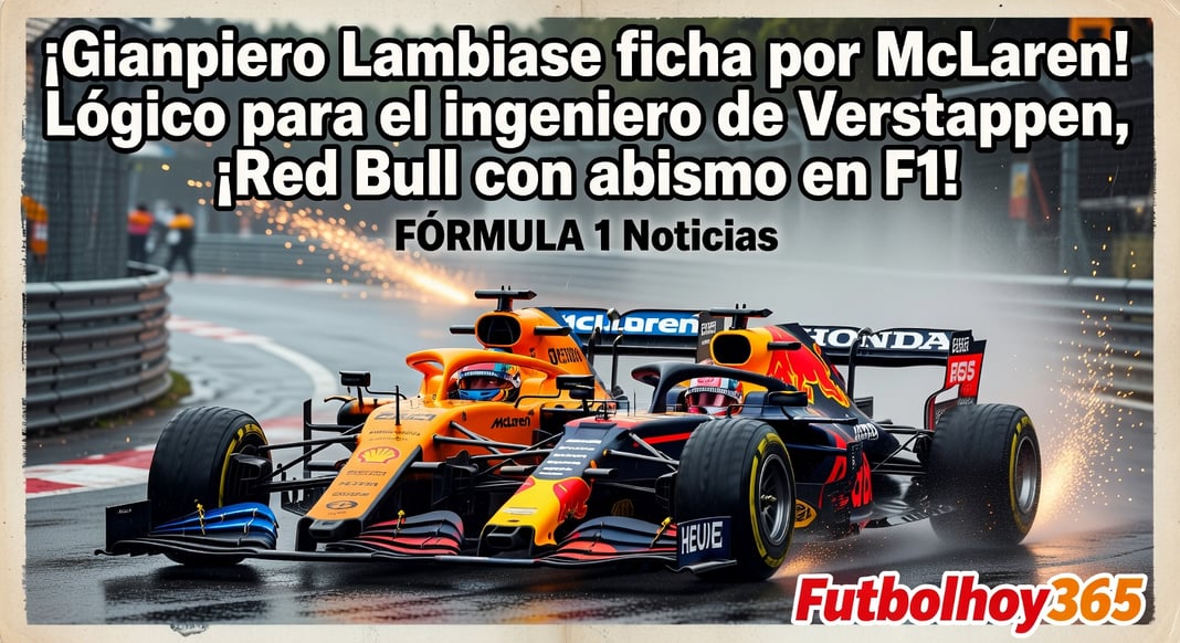 Gianpiero Lambiase ficha por McLaren: Movimiento lógico para el ingeniero de Verstappen, pero Red Bull con gran vacío en F1