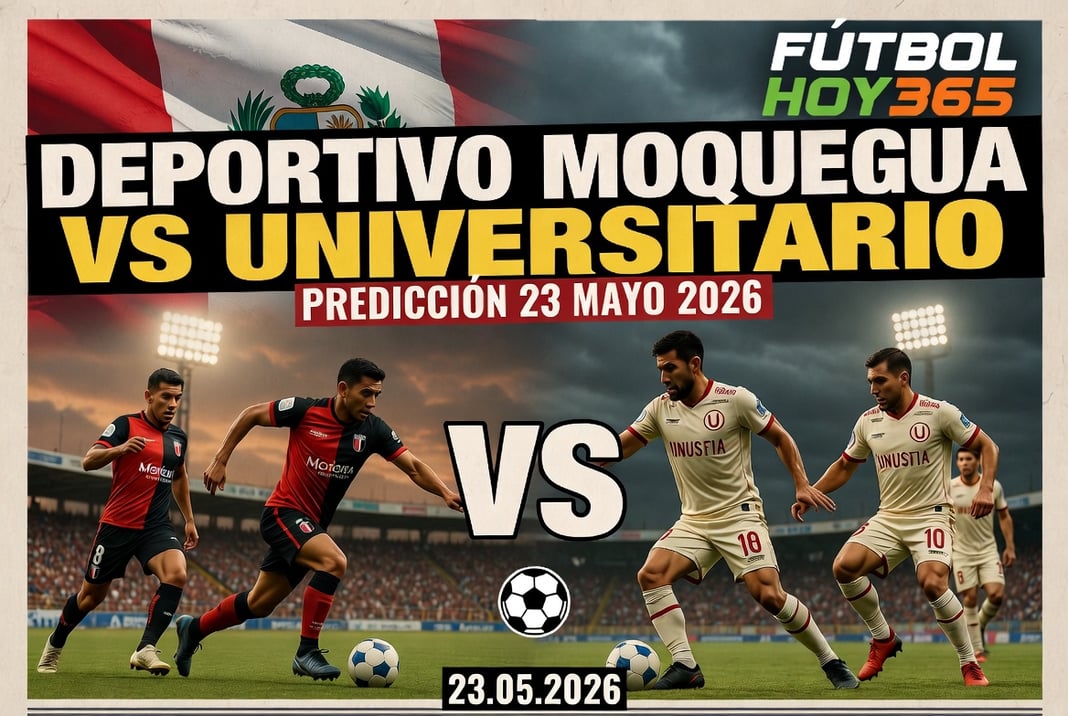 Deportivo Moquegua vs Universitario Prediccion 23 Mayo 2026