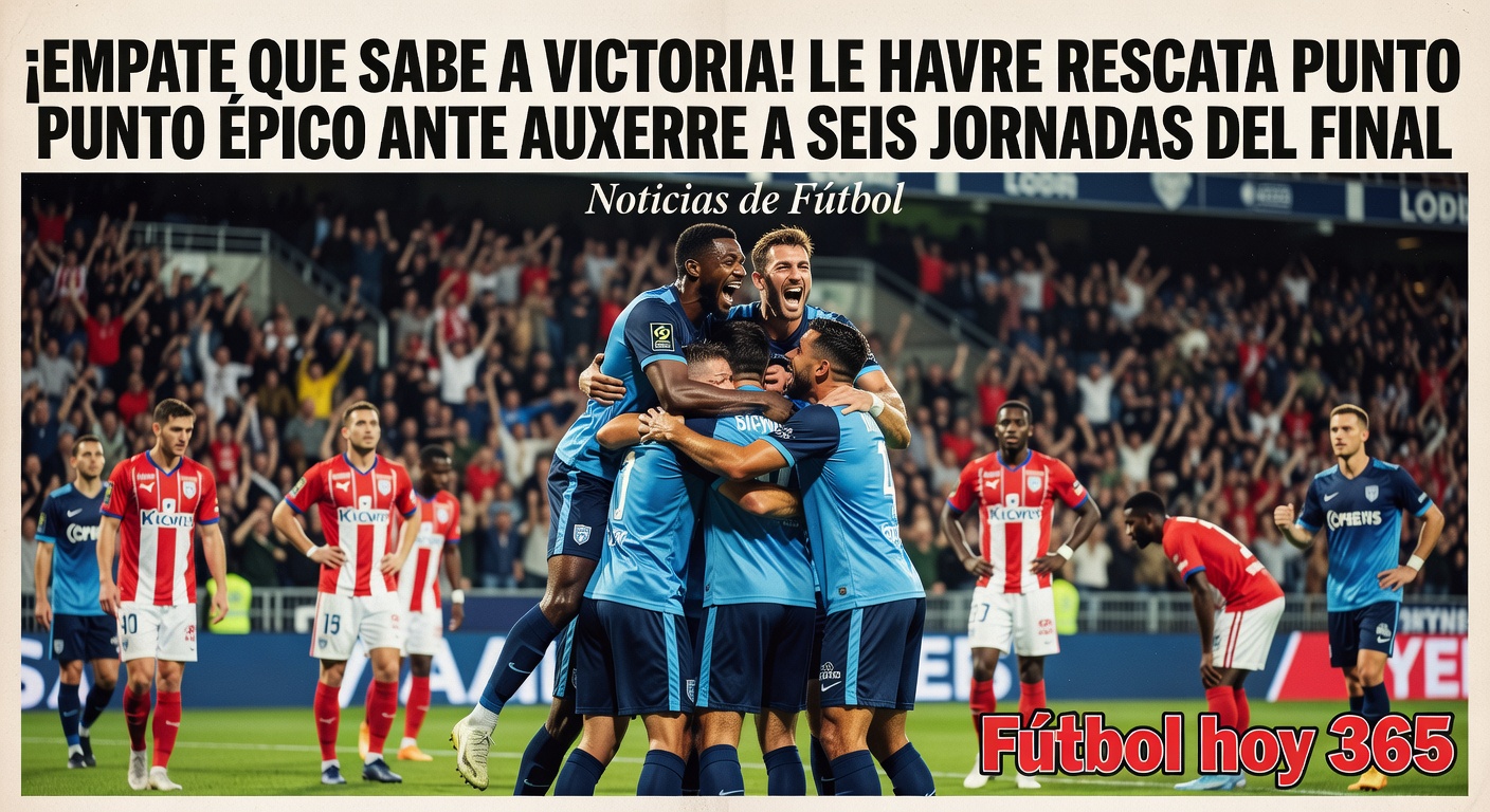 Auxerre 1-1 Le Havre AC: Ligue 1 sides draw
