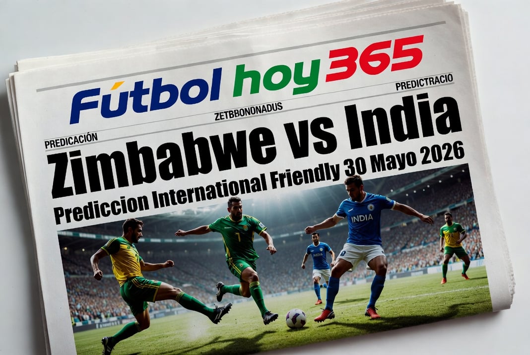 Zimbabwe vs India Prediccion International Friendly 30 Mayo 2026