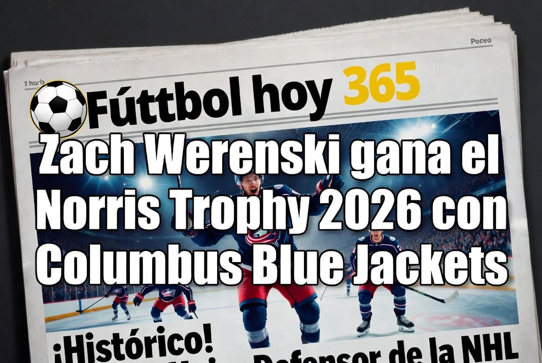 Zach Werenski gana el Norris Trophy 2026 con Columbus Blue Jackets