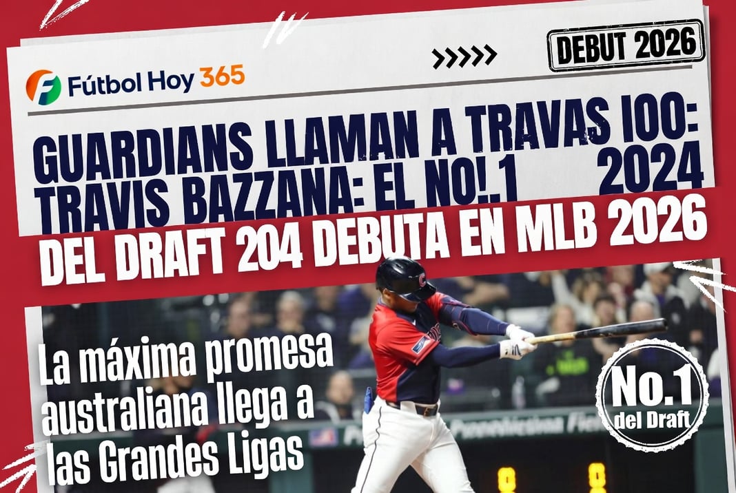 Guardians Llaman a Travis Bazzana El No.1 del Draft 2024 Debuta en MLB 2026