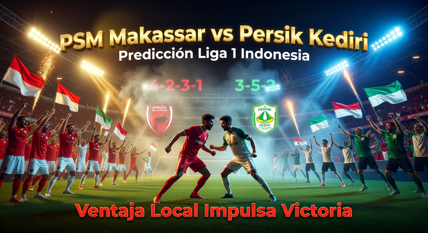 PSM Makassar vs Persik Kediri Pronóstico / Prediction