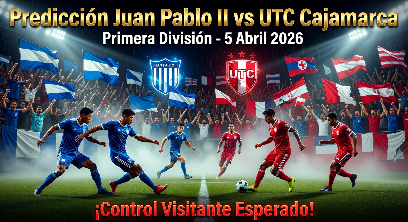 Juan Pablo II College vs UTC Cajamarca Pronóstico / Prediction