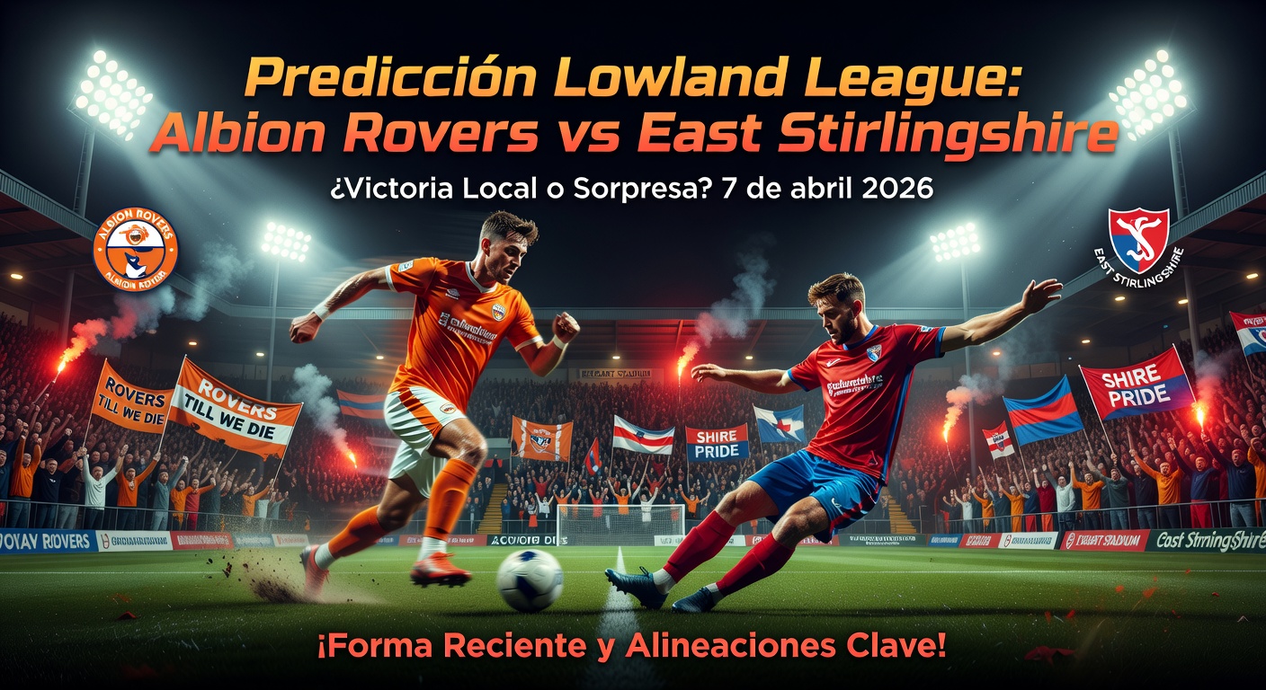 Albion Rovers vs East Stirlingshire Pronóstico / Prediction