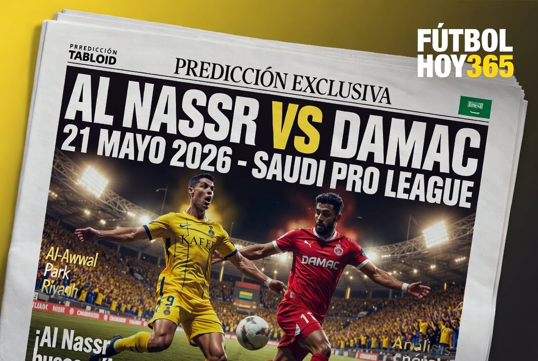 Al Nassr vs Damac 21 Mayo 2026 Prediccion Saudi Pro League