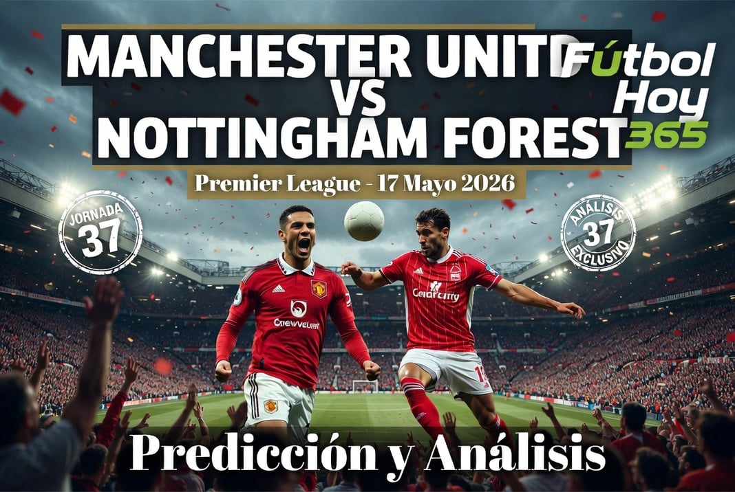 Prediccion Manchester United vs Nottingham Forest Premier League 17 Mayo 2026