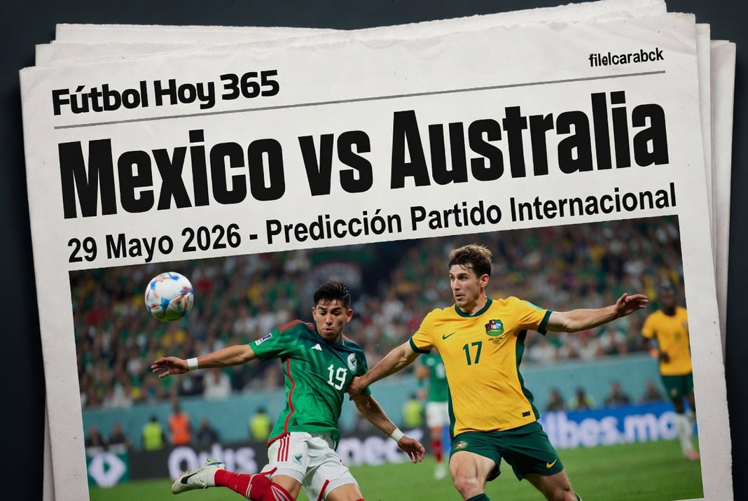 Mexico vs Australia 29 Mayo 2026 Prediccion Partido Internacional