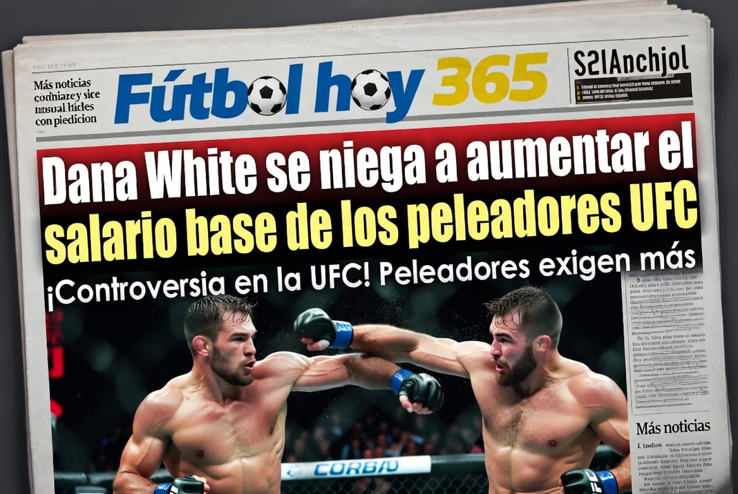 Dana White se niega a aumentar el salario base de los peleadores UFC