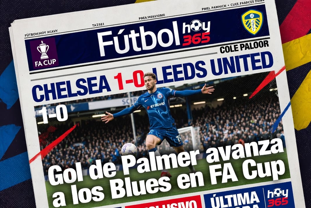 Chelsea 1-0 Leeds United Gol de Palmer avanza a los Blues en FA Cup