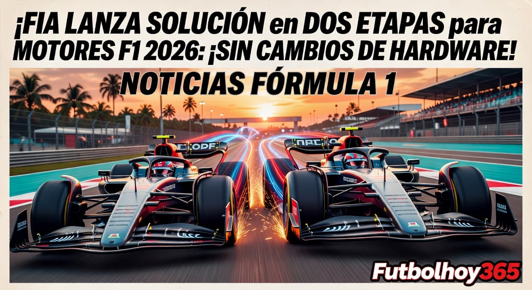 FIA Propone Solución en Dos Etapas para Motores F1 2026 Sin Cambios de Hardware